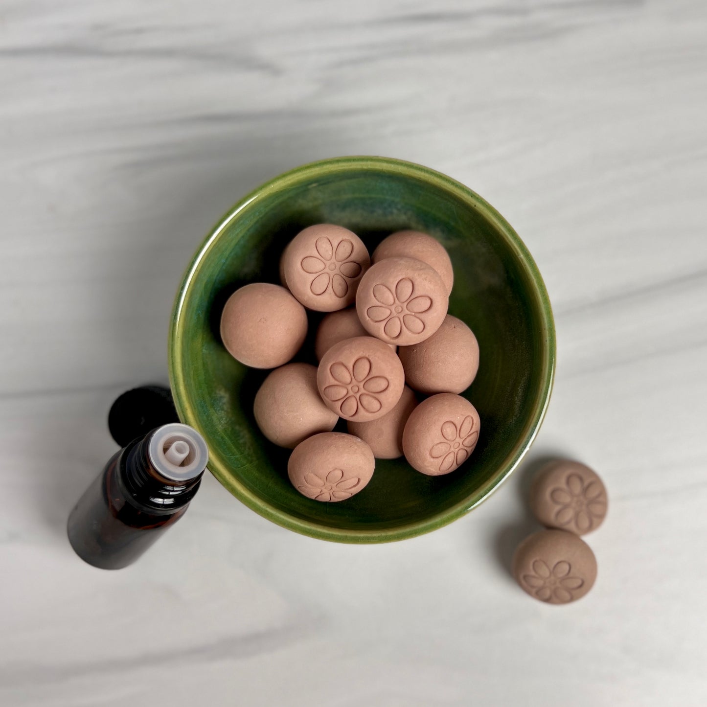 Brown Clay Diffusing Stones