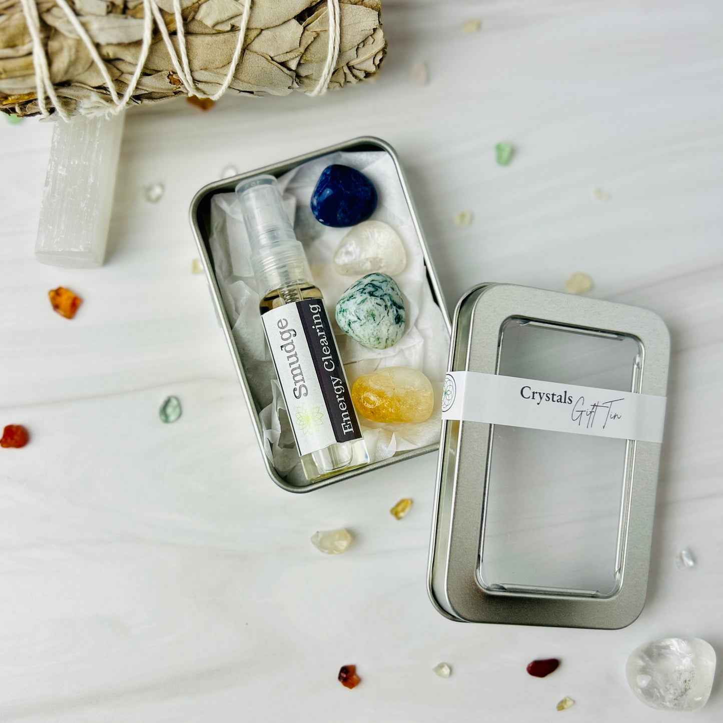 Crystal &Smudge Gift Set