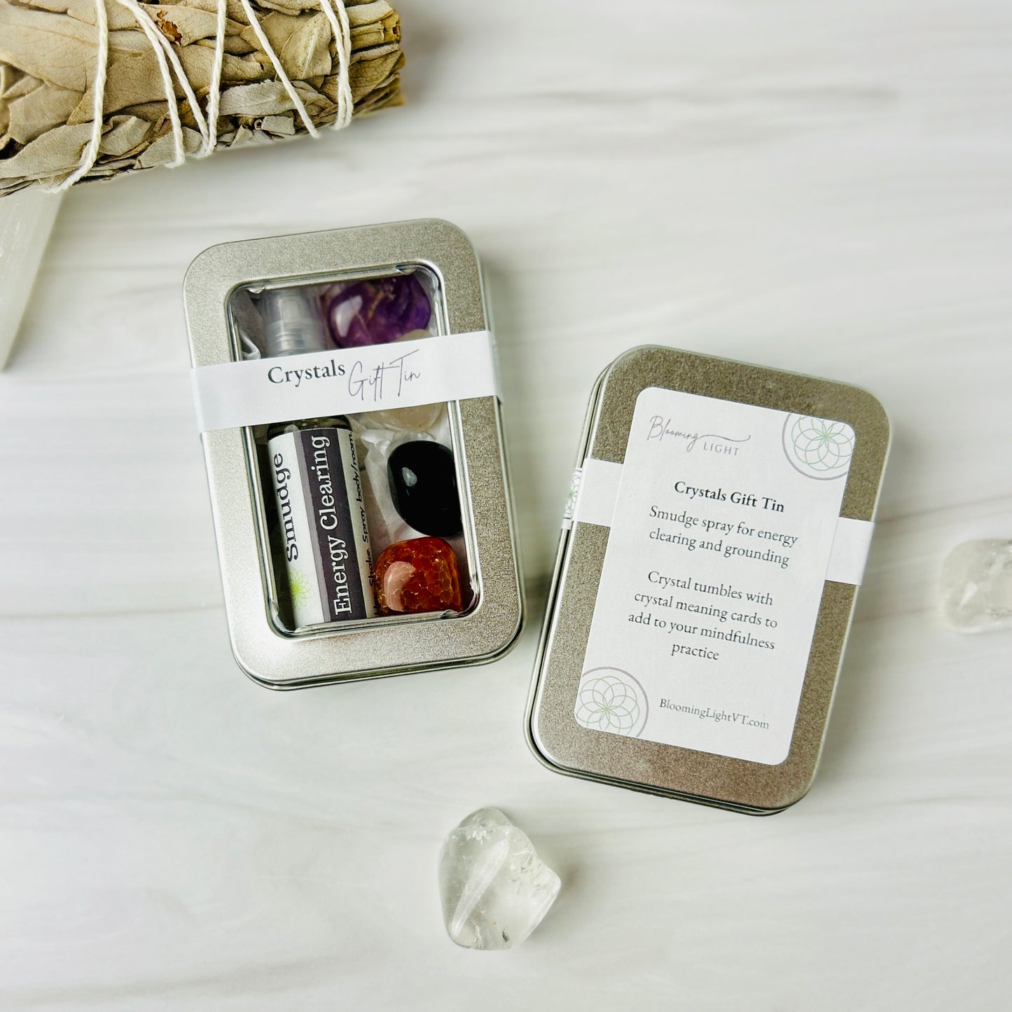Crystal &Smudge Gift Set