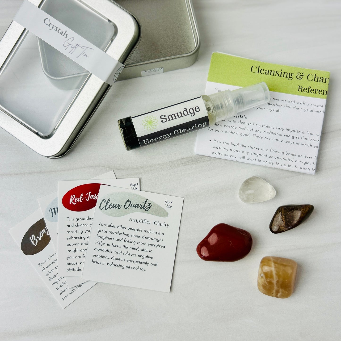 Crystal &Smudge Gift Set