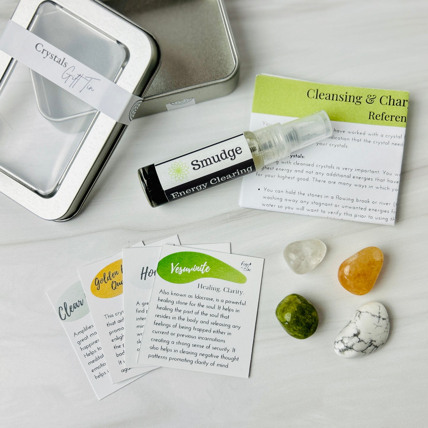 Crystal &Smudge Gift Set