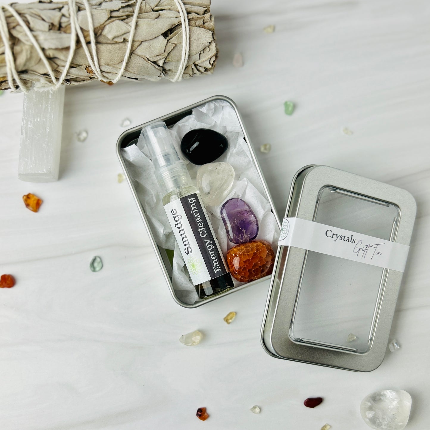 Crystal &Smudge Gift Set
