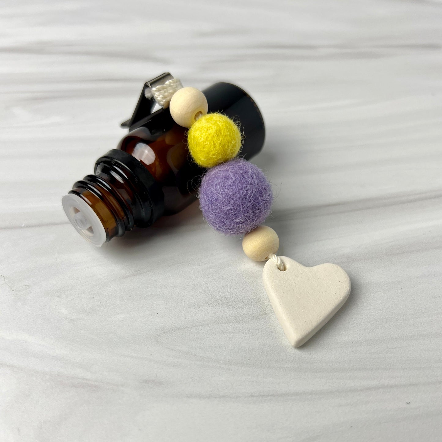 Heart Car Diffuser: Hanging or Vent Clip