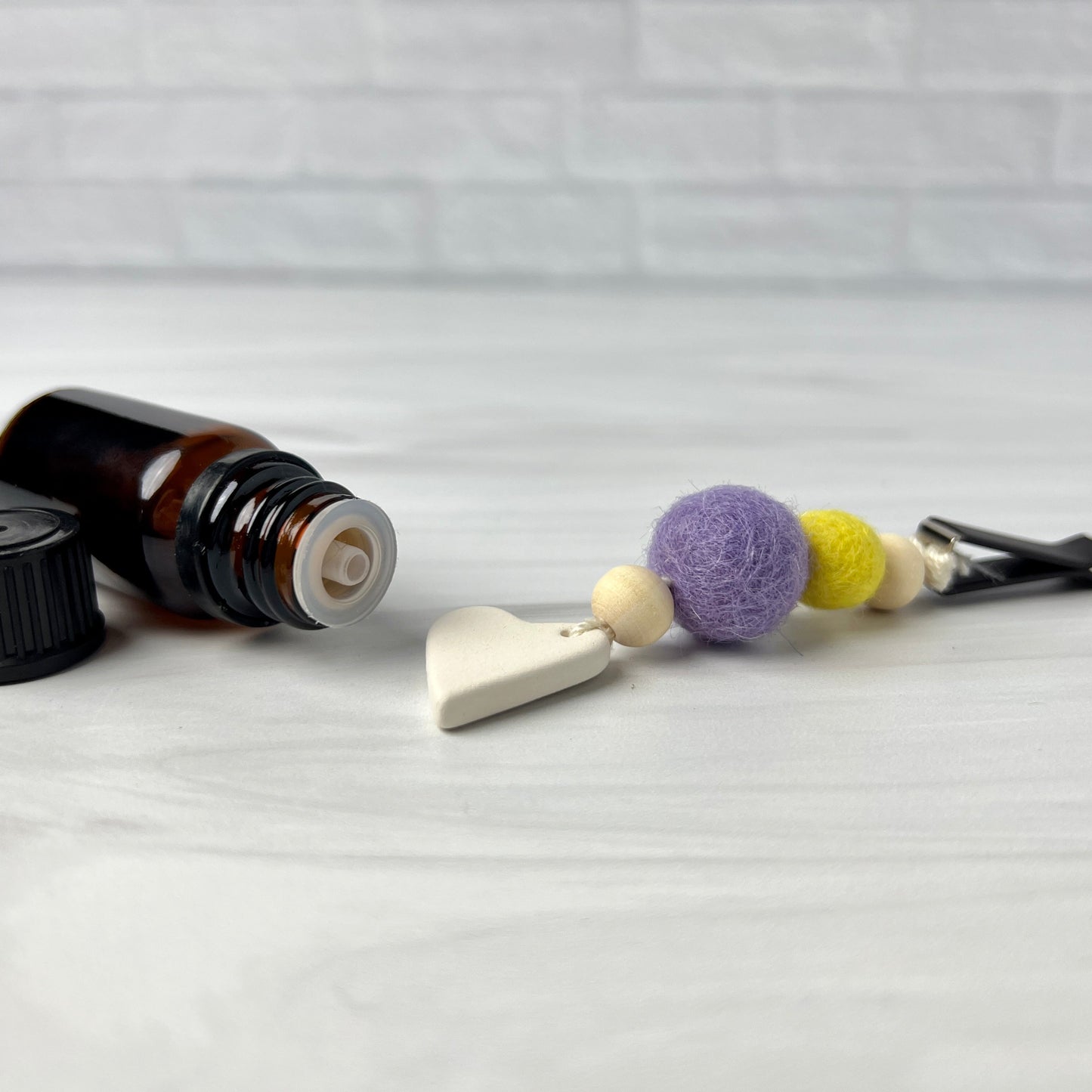 Heart Car Diffuser: Hanging or Vent Clip