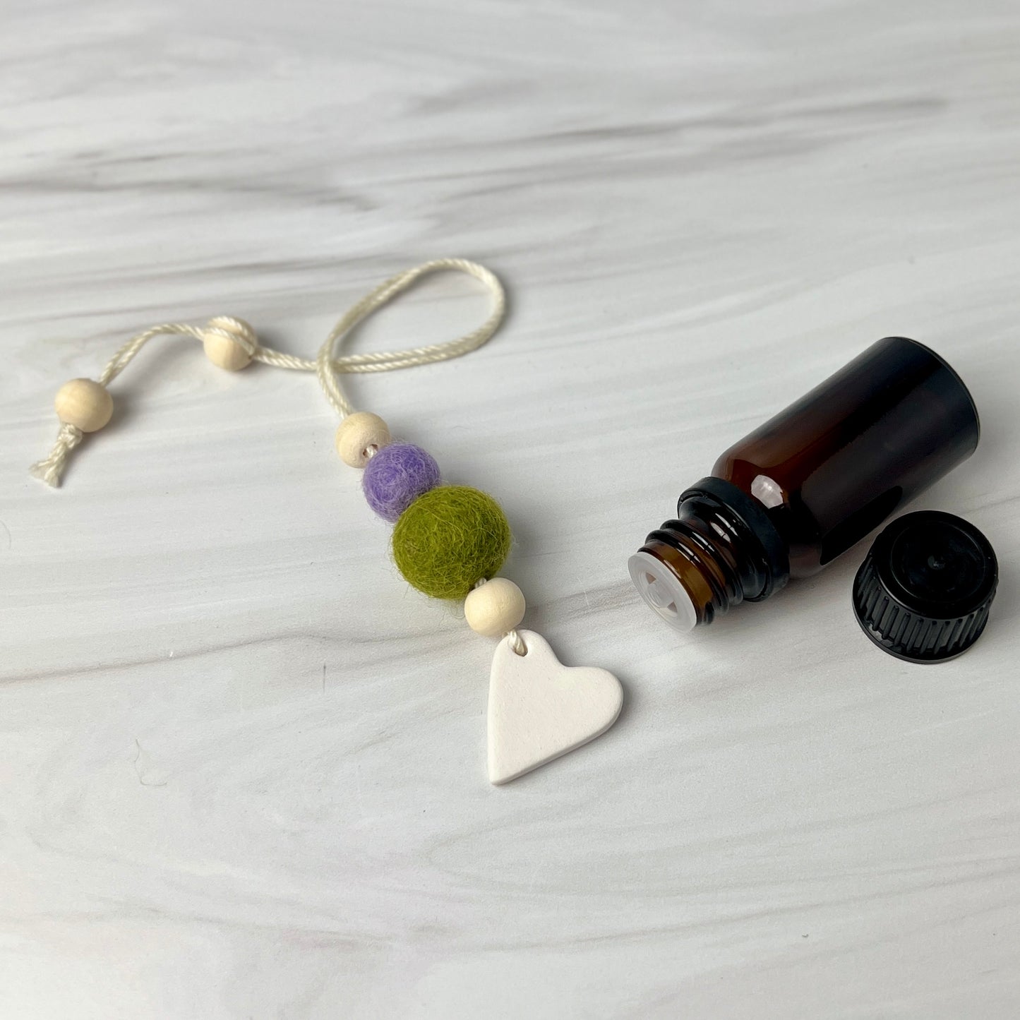 Heart Car Diffuser: Hanging or Vent Clip
