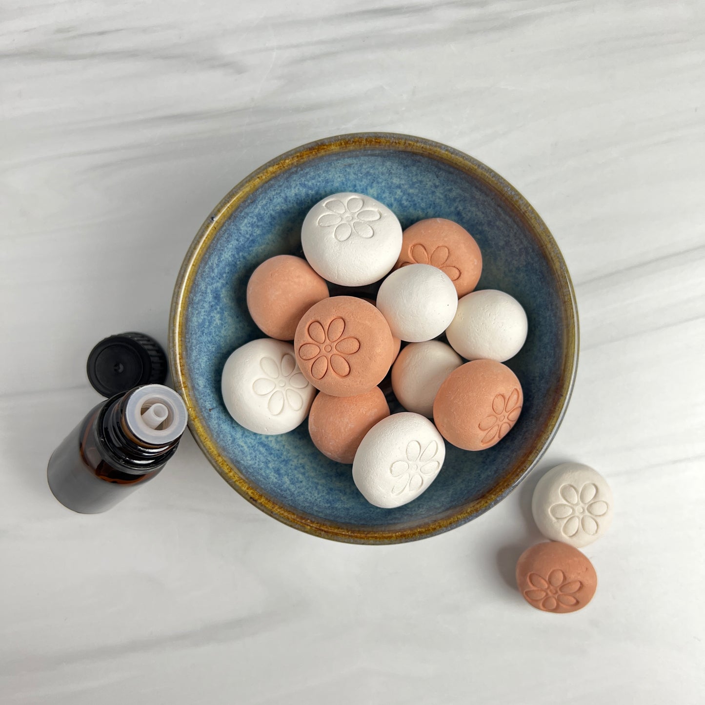 Terra & White Essential Oil Diffuser Stones
