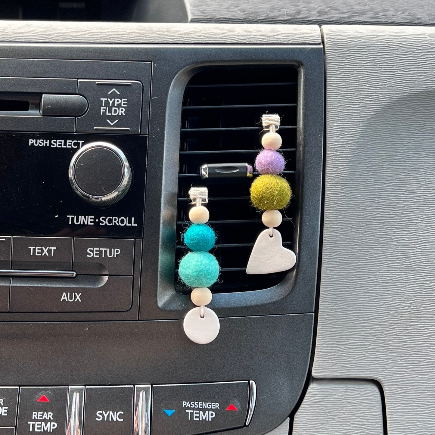 Heart Car Diffuser: Hanging or Vent Clip