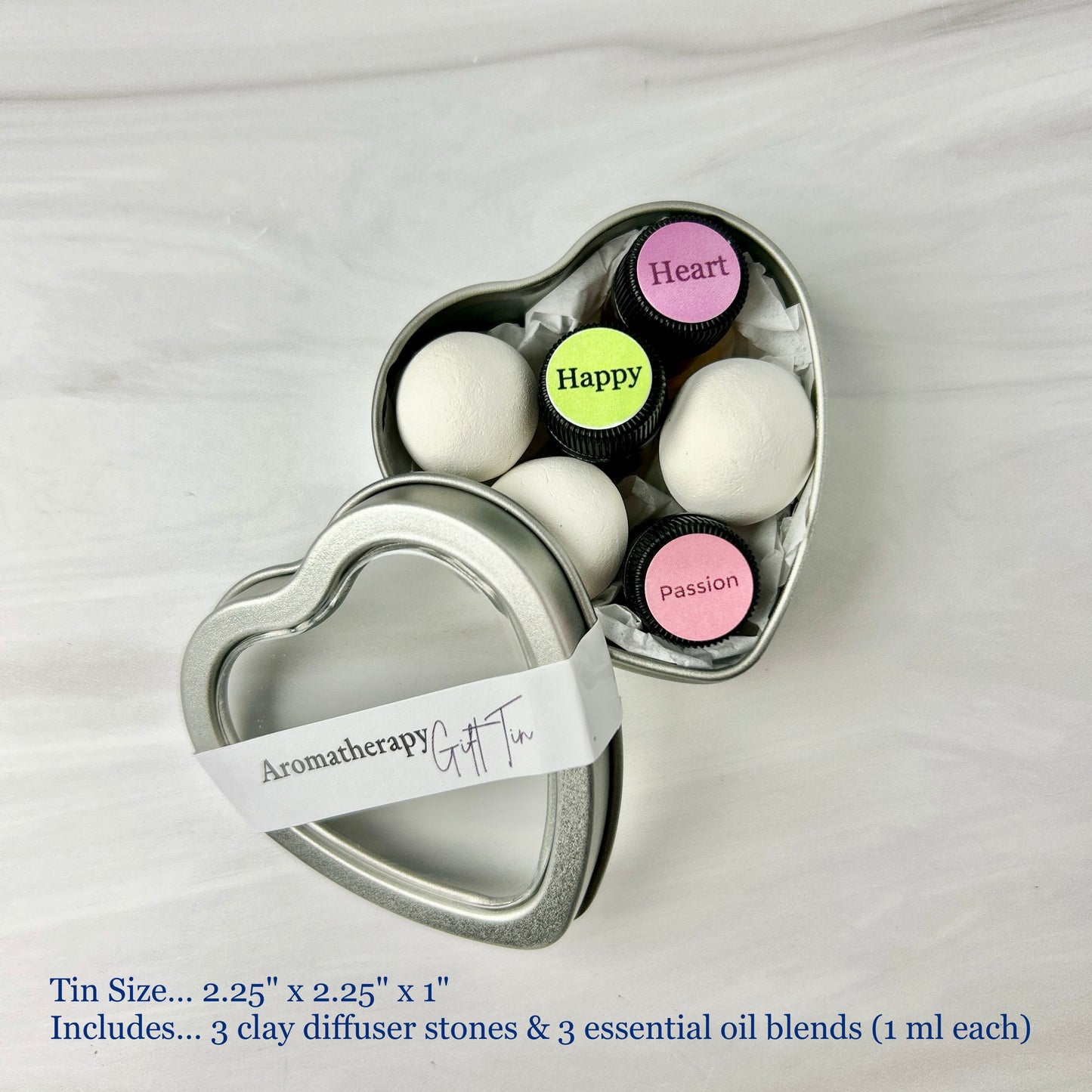 Heart Aromatherapy Gift Tin