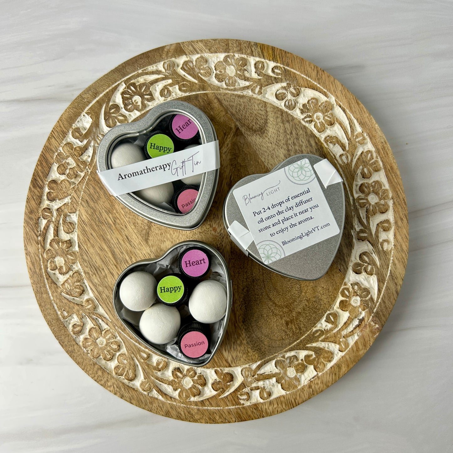 Heart Aromatherapy Gift Tin