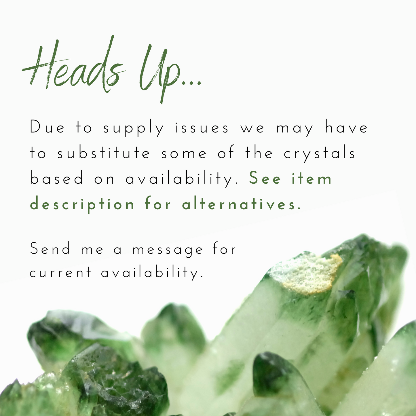 Focus & Concentration Crystal Set