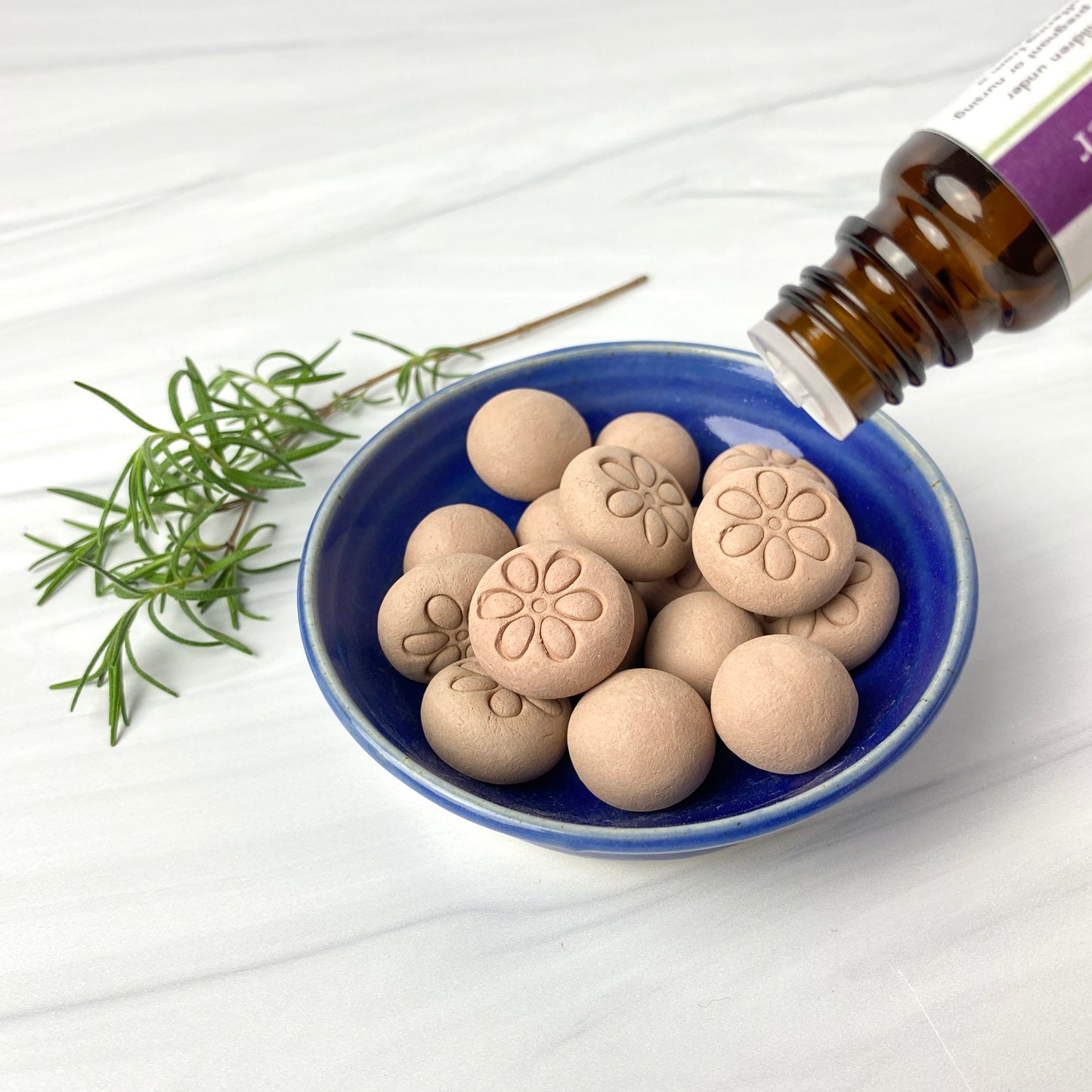 Brown Clay Diffusing Stones