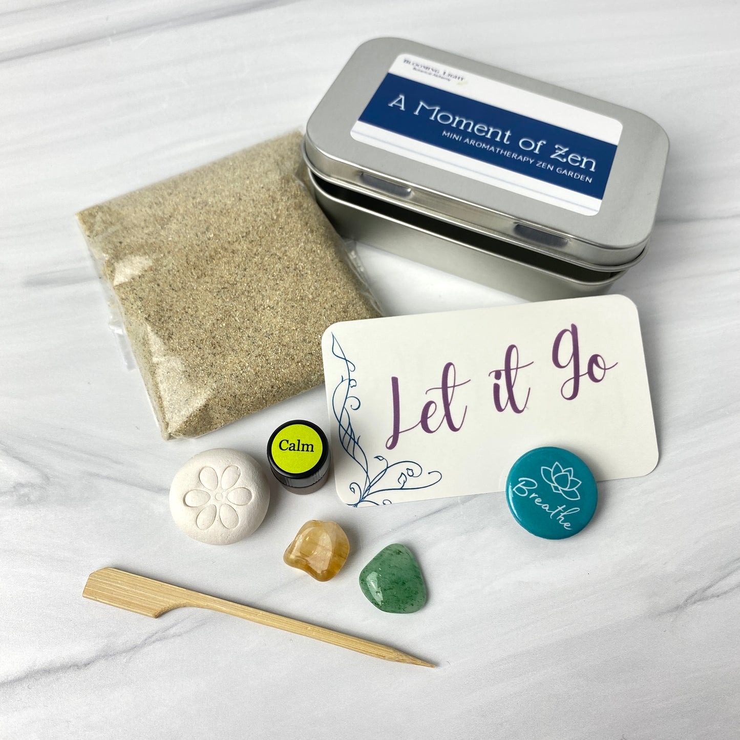 A Moment of Zen mini zen garden Kit