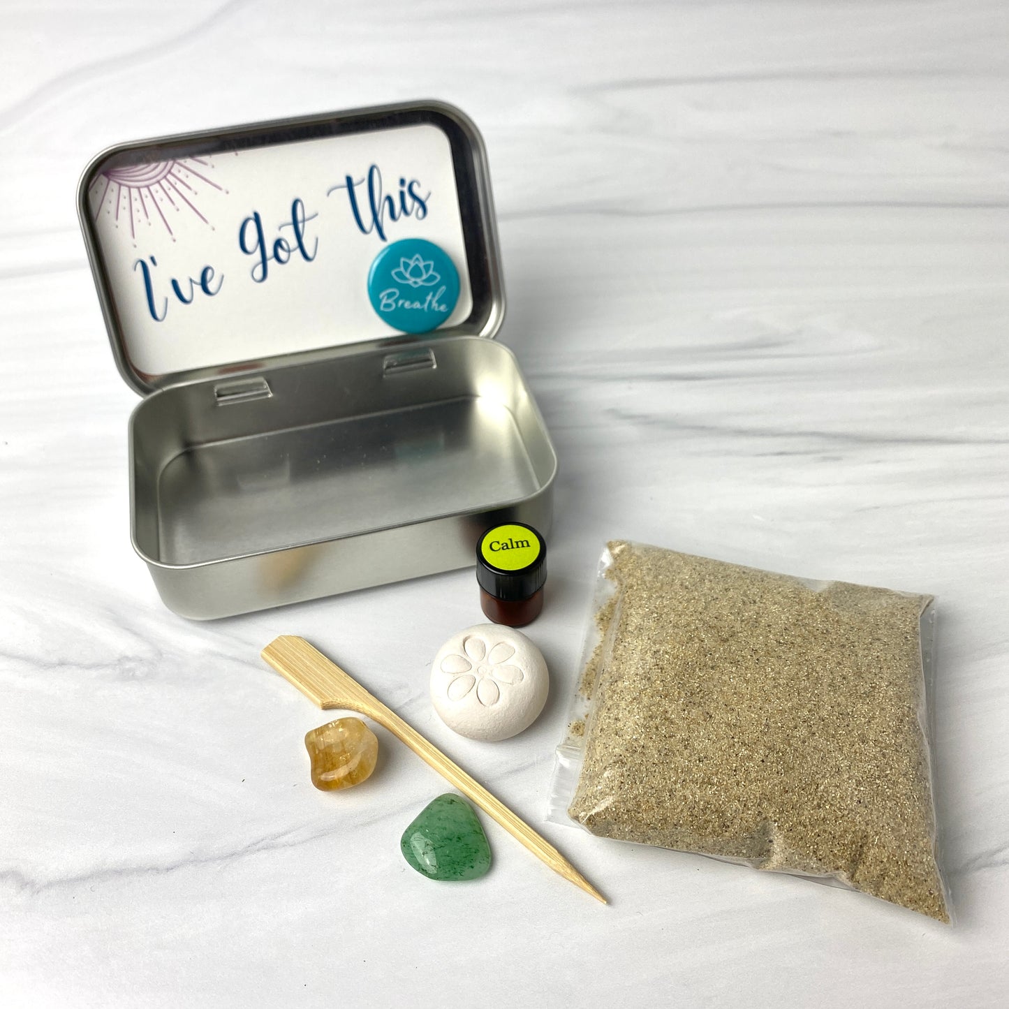 A Moment of Zen mini zen garden Kit