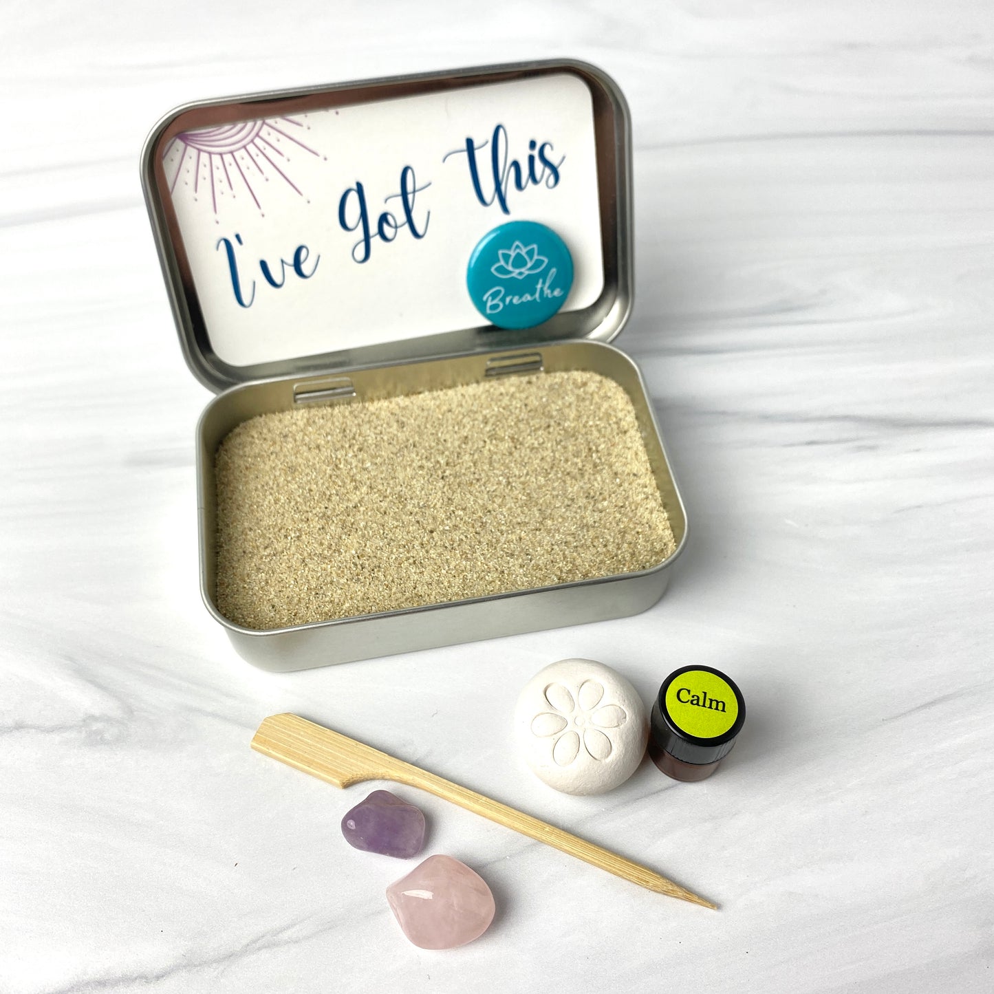 A Moment of Zen mini zen garden Kit