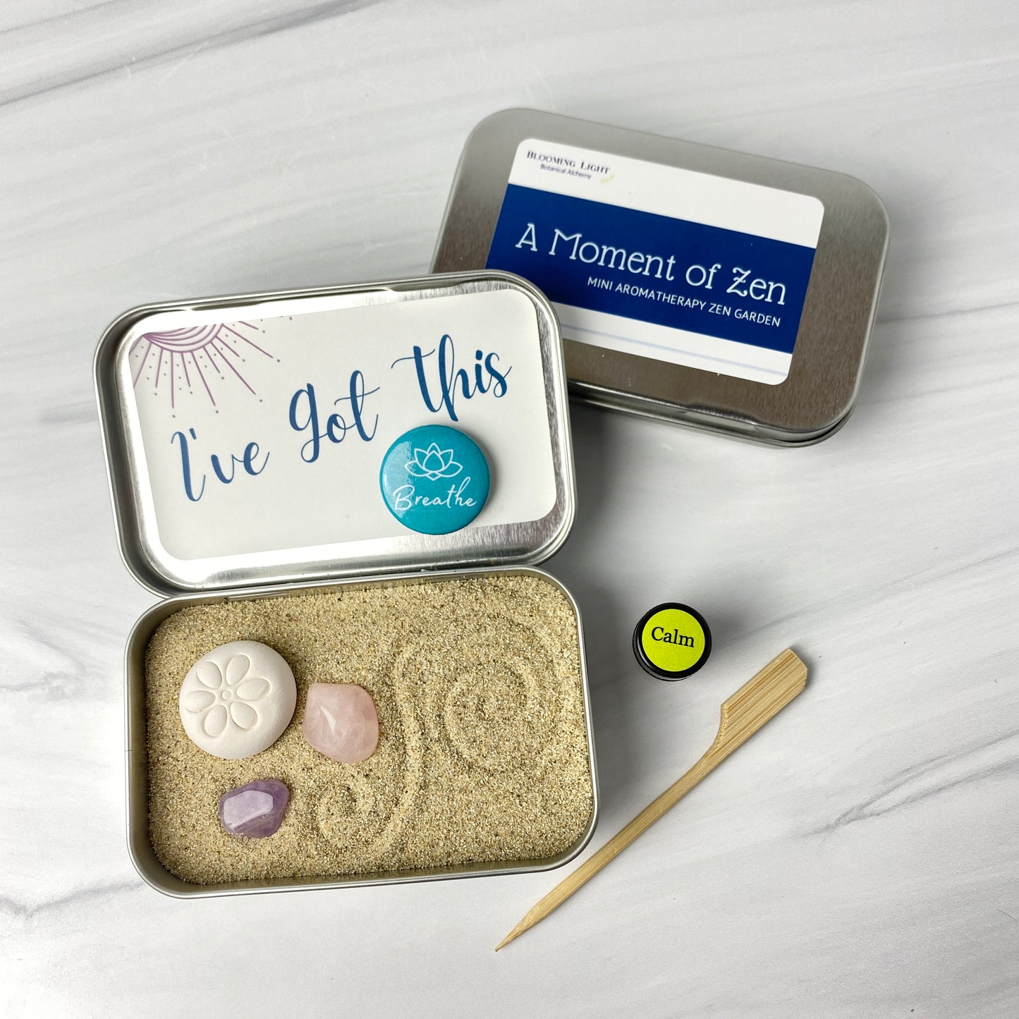 A Moment of Zen mini zen garden Kit