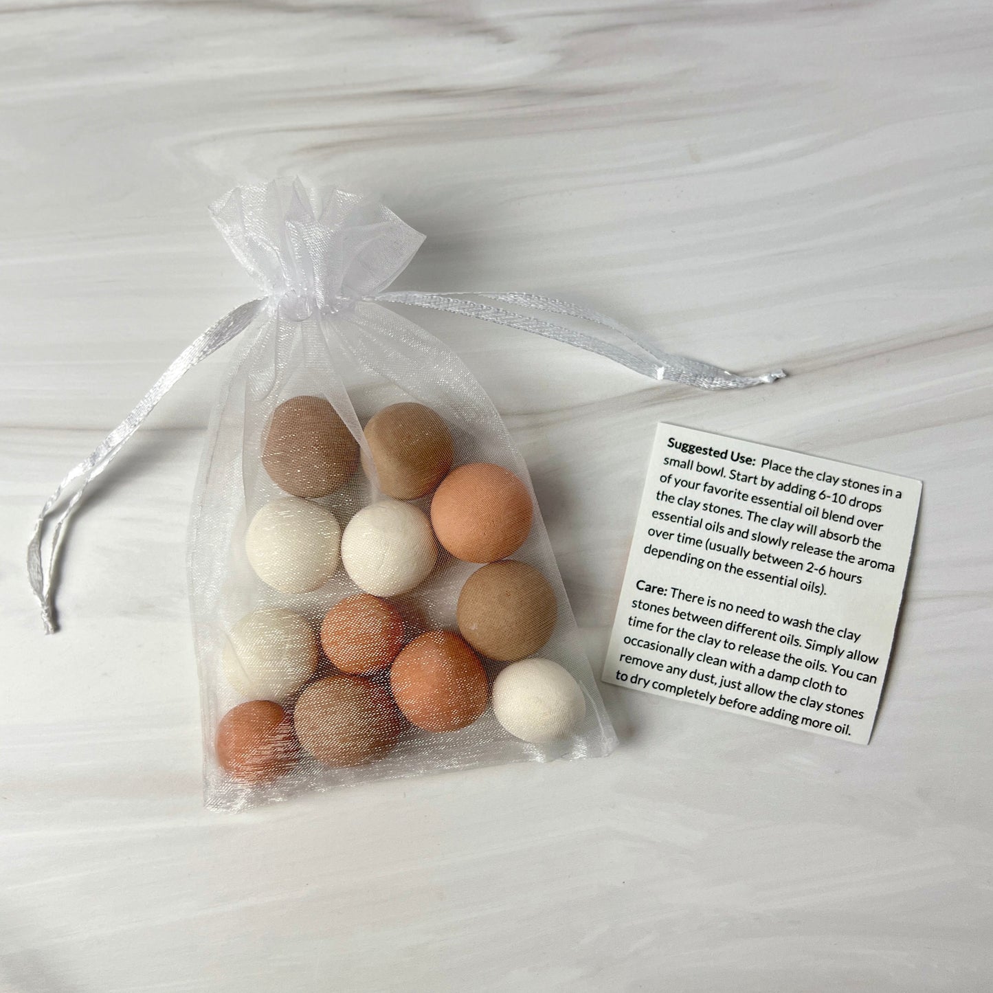 Clay Diffuser Stones, Rolled only