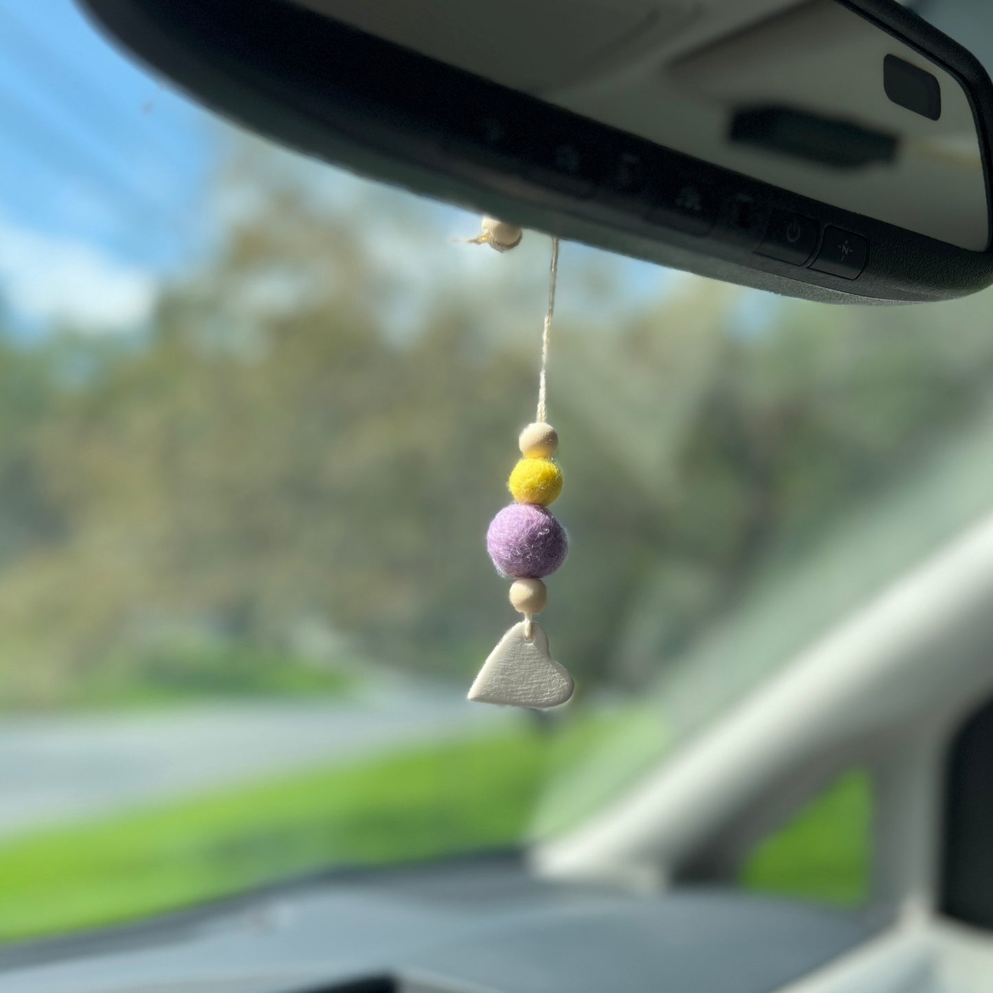 Heart Car Diffuser: Hanging or Vent Clip