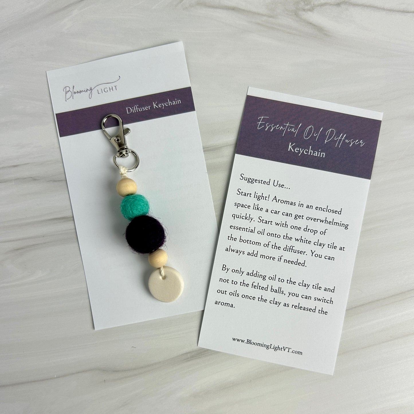 Aromatherapy Diffuser Keychain