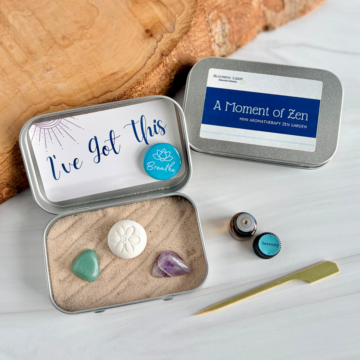 A Moment of Zen mini zen garden Kit