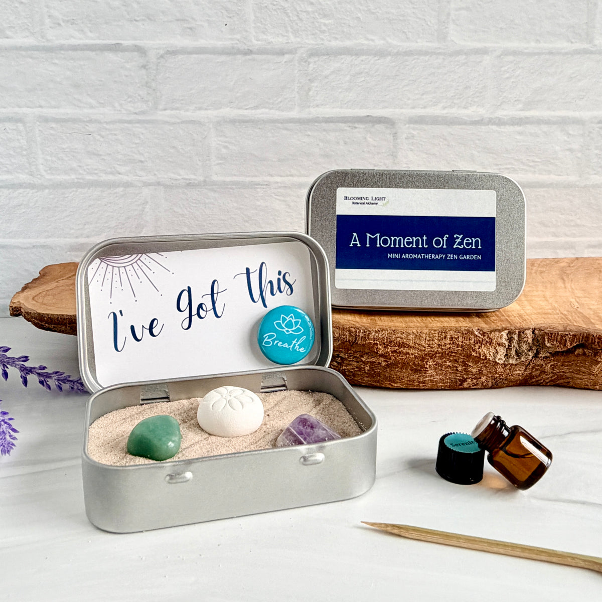 A Moment of Zen mini zen garden Kit