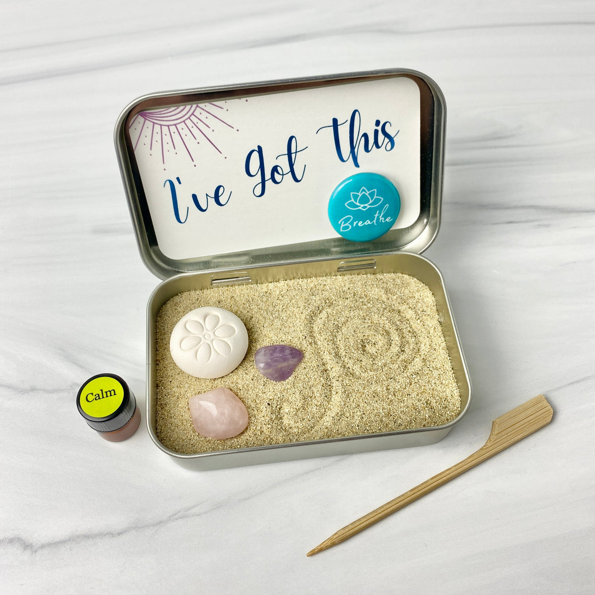 A Moment of Zen mini zen garden Kit